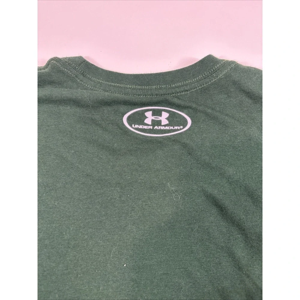 Under Armour T-shirt‎ Small NDSU Bison Green Loose Heatgear
